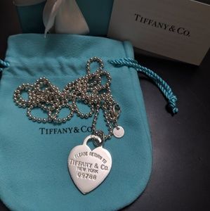 Authentic Tiffany & Co Return to Tiffany Heart Tag